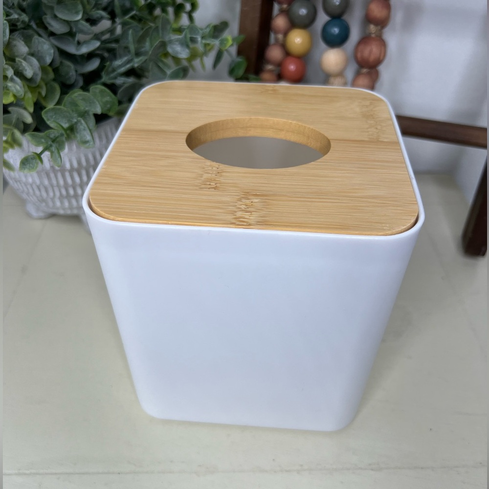 Brand New-Bamboo Cover for Tissue Boxes